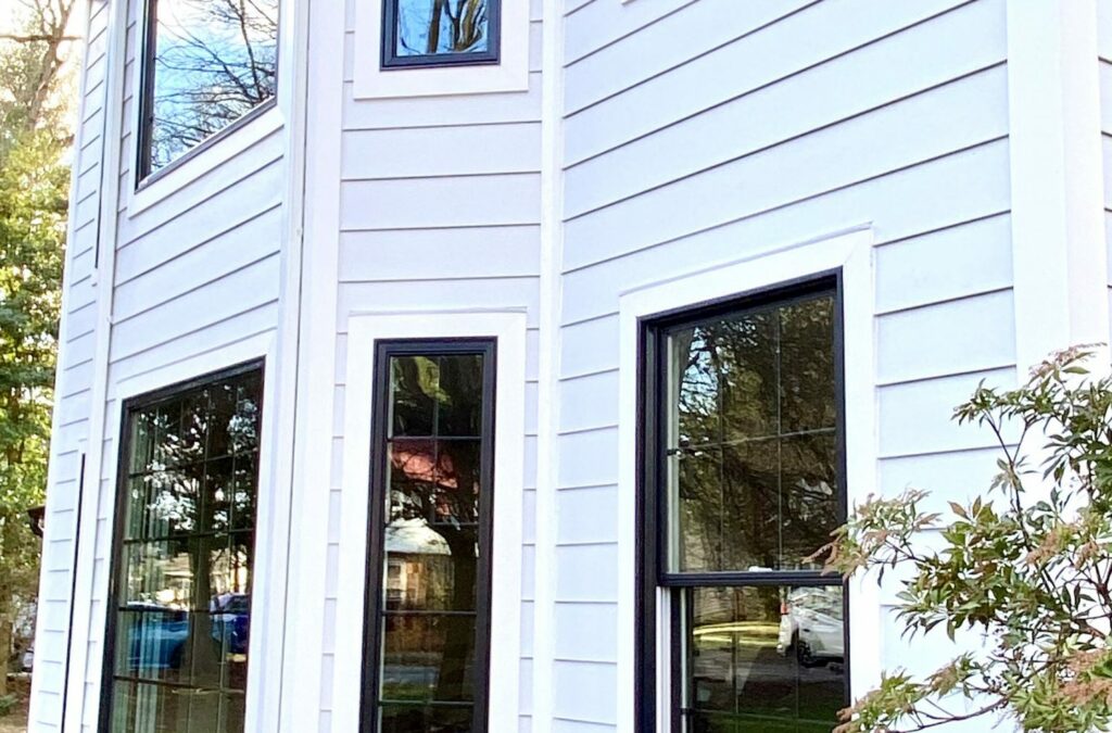 Hardie Lap Siding, Azek Trim, Andersen 400 Series Windows in Ramsey, Bergen County NJ