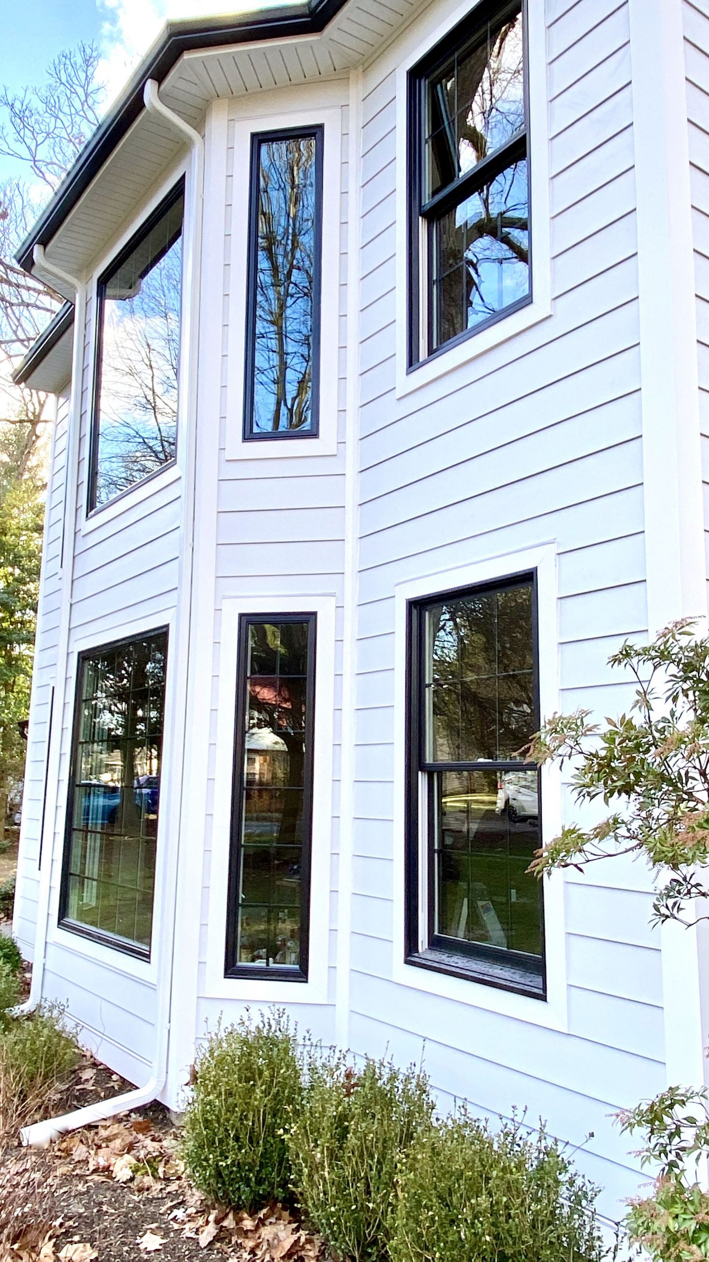 Hardie Lap Siding, Azek Trim, Andersen 400 Series Windows in Ramsey, Bergen County NJ