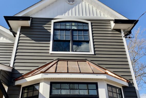 Pella Windows, Copper Roofing, Alside Prodigy _ Board _ Batten Siding in New Milford, Bergen County NJ
