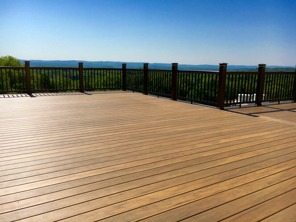 Timbertech Pro Composite Decking and Rails with Post Cap LED Lighting in Wantage, Sussex County NJ
