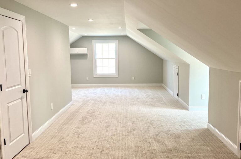Attic Finished with Dormers, HVAC, Electrical Wiring, Office Space and Storage in Westfield, Union County NJ (1)