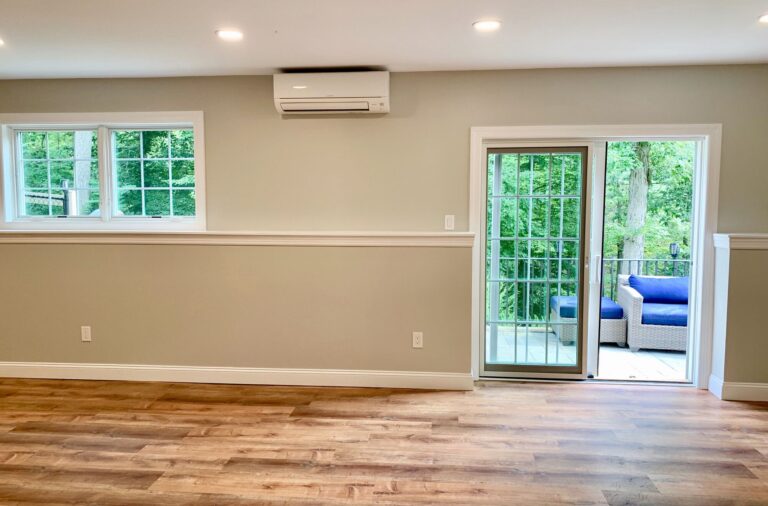 Walk-Out Basement with Luxury Vinyl Plank Flooring, HVAC Mini Split Multi Zone System, Full Bath and Exercise Room in West Orange, Essex County NJ