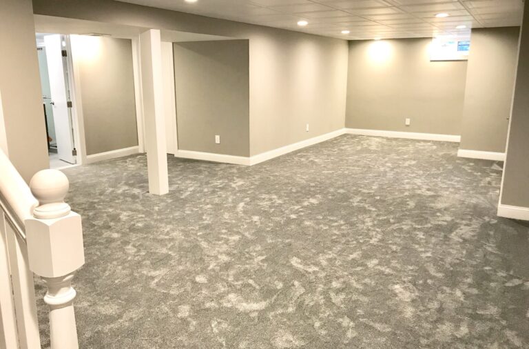 Edison, Middlesex NJ Finished Basement with Full Bathroom