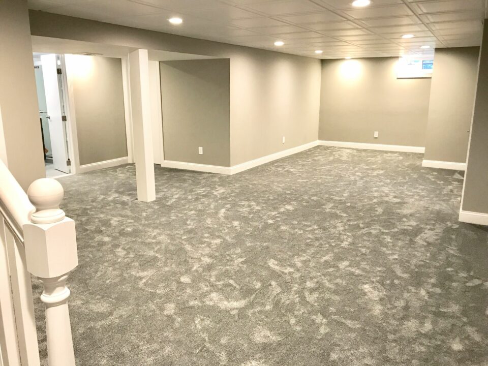 Edison, Middlesex NJ Finished Basement with Full Bathroom