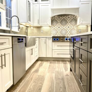 Brighton Custom Wood Cabinets and Custom Wood Hood in Central Jersey