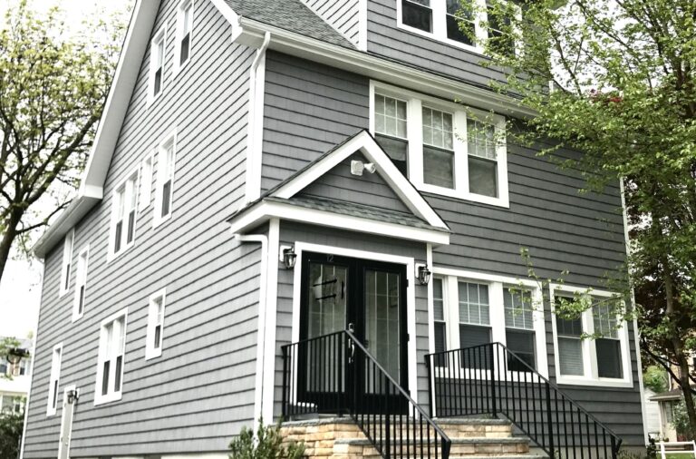 Certainteed Cedar Impressions with Restoration Millwork Trim in Montclair, Essex County NJ