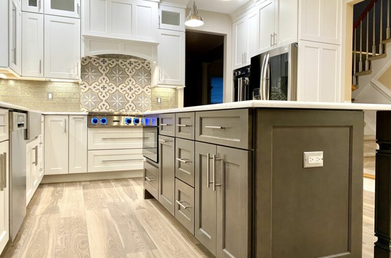 Brighton Kitchen Cabinetry Island Truffle Finish in Somerset County New Jersey