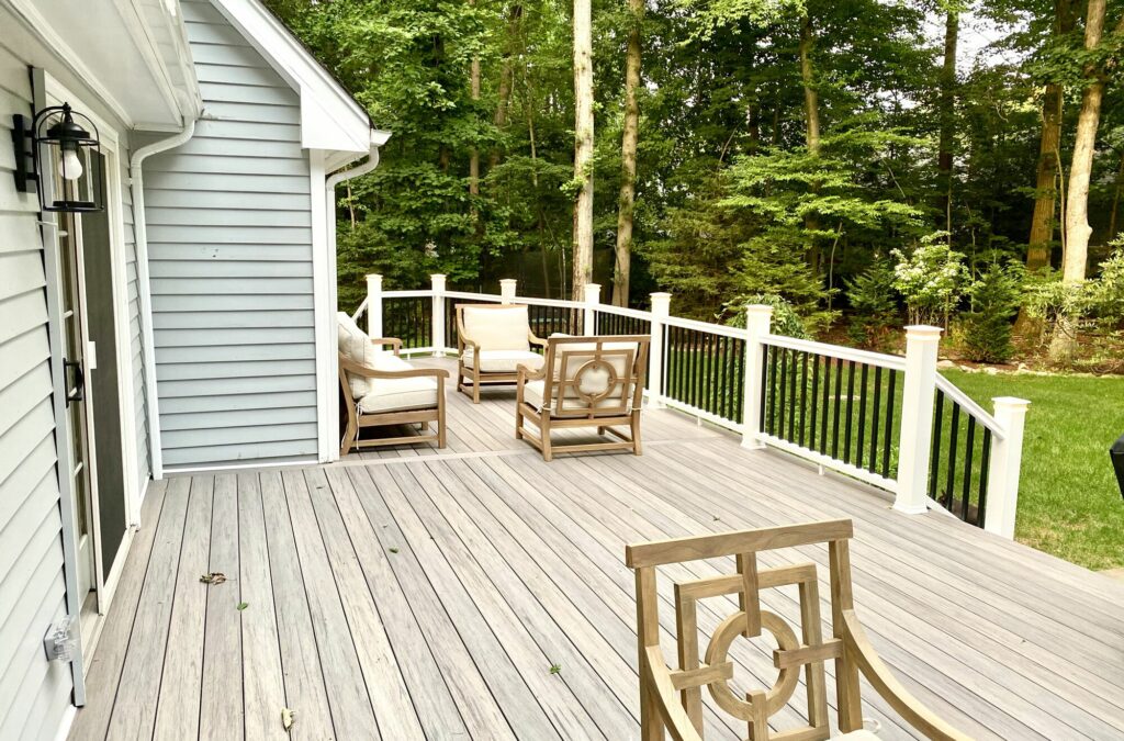 Deck Remodeling with Timbertech Capped Composite in Franklin lakes, Bergen County NJ