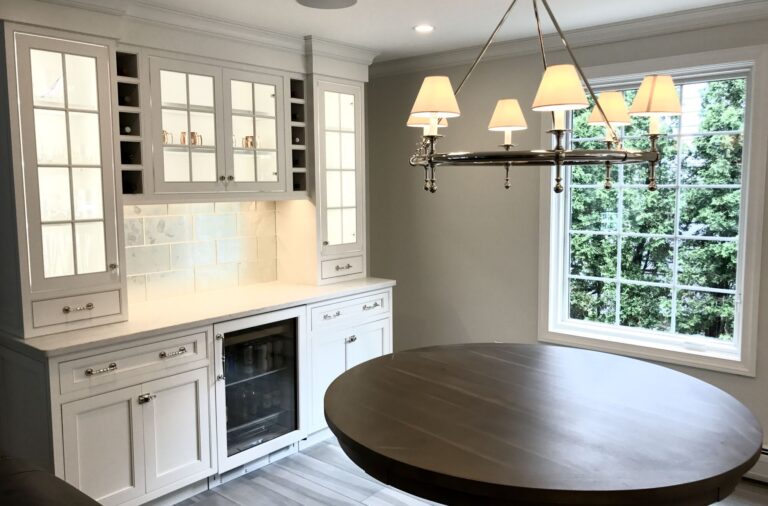 Brighton Kitchen Cabinets with Glass Doors in Verona, Essex County NJ