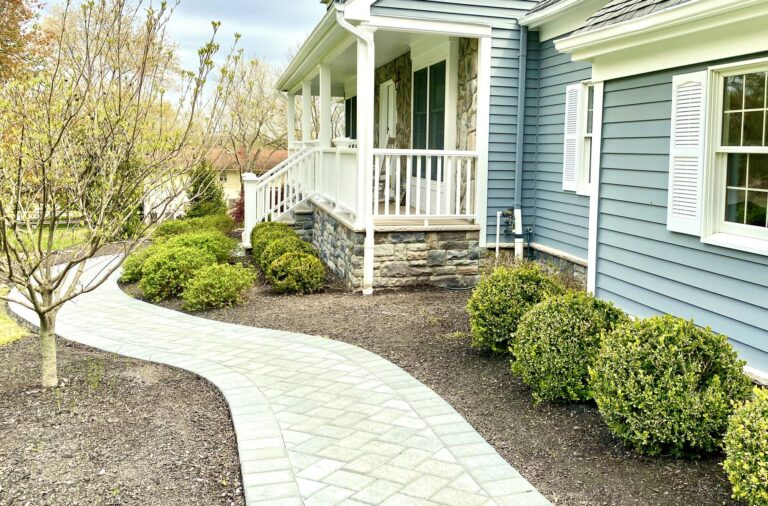 Cambridge Paver Walkway In Hillsborough, Somerset County NJ