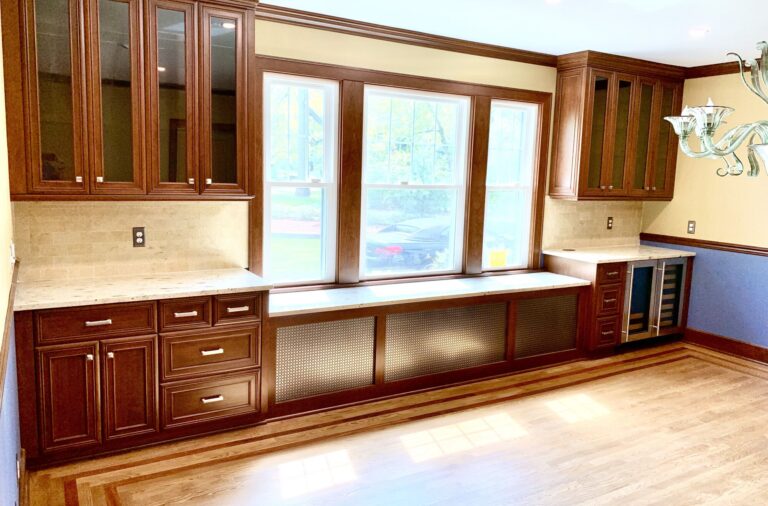 Custom Cherry Built-In Cabinetry in Short Hills, Essex County NJ