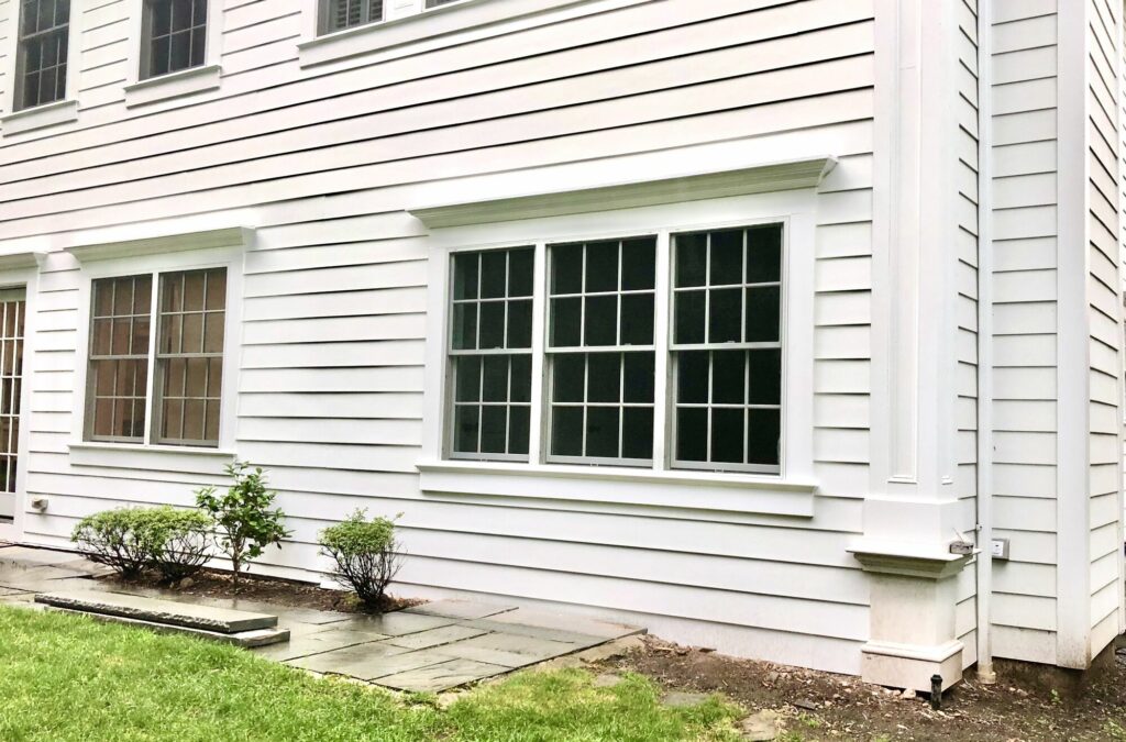 Pella Windows with Hardie Siding in Haworth, Bergen County NJ