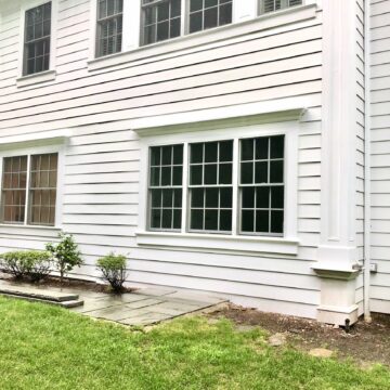 Pella Windows with Hardie Siding in Haworth, Bergen County NJ