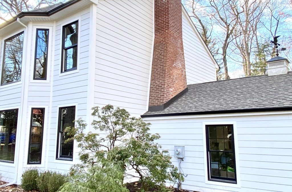 Azek Trim Casings and Corners with HardiePlank Lap Siding in Ramsey, Bergen County NJ