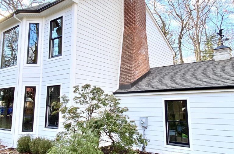 Azek Trim Casings and Corners with HardiePlank Lap Siding in Ramsey, Bergen County NJ