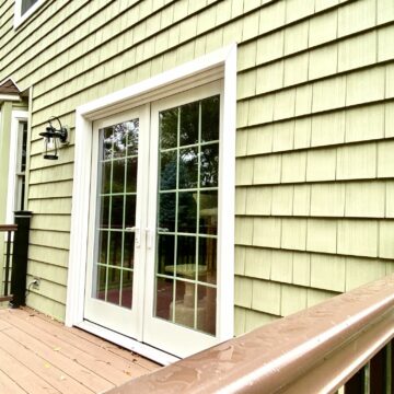 Pelican Bay Traditional 7 & Vinyl Shake Siding with 3_ Lineal Trim Casing in Boonton, Morris County NJ