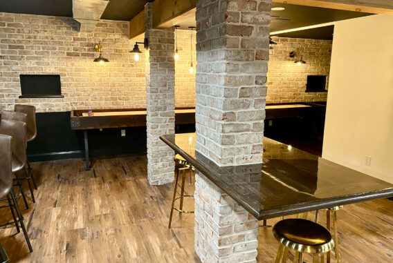 Basement Remodeling with Vinyl Plank Flooring