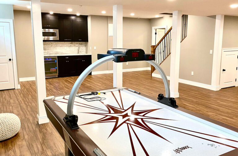 Basement with Bar, Bath & Theater