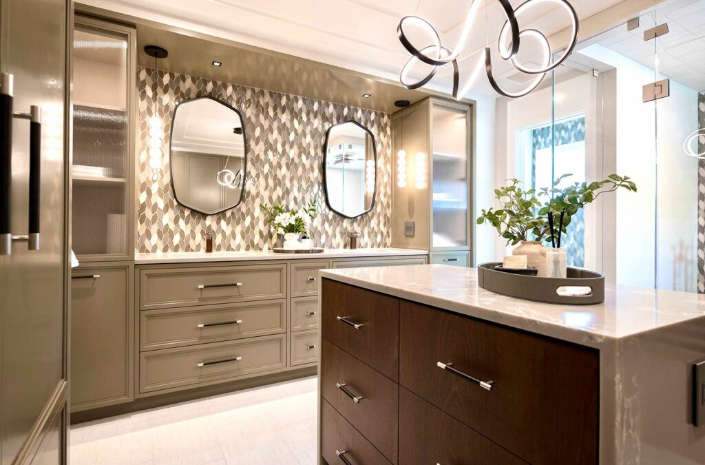 A high-end bathroom remodel in New Jersey