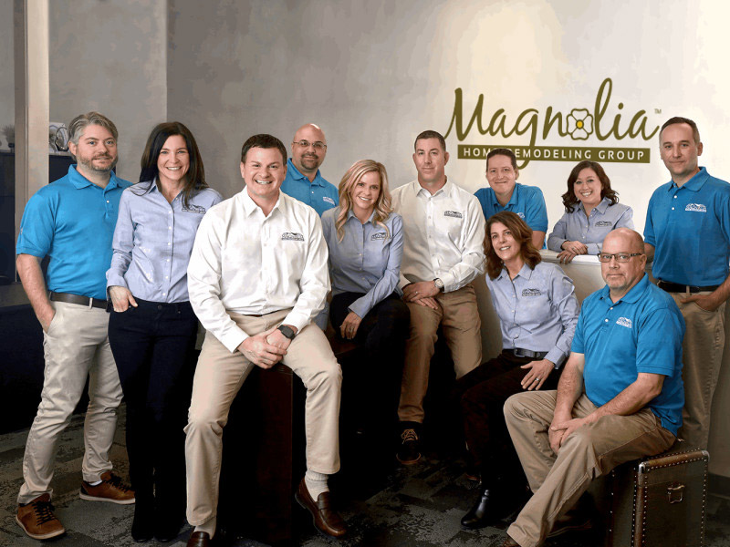 A photo of the Magnolia Home Renovations team.