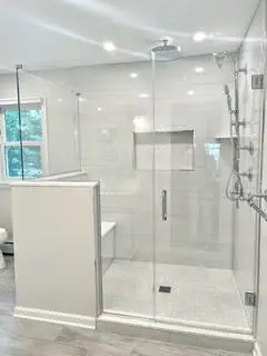 Bathroom tile after a renovation