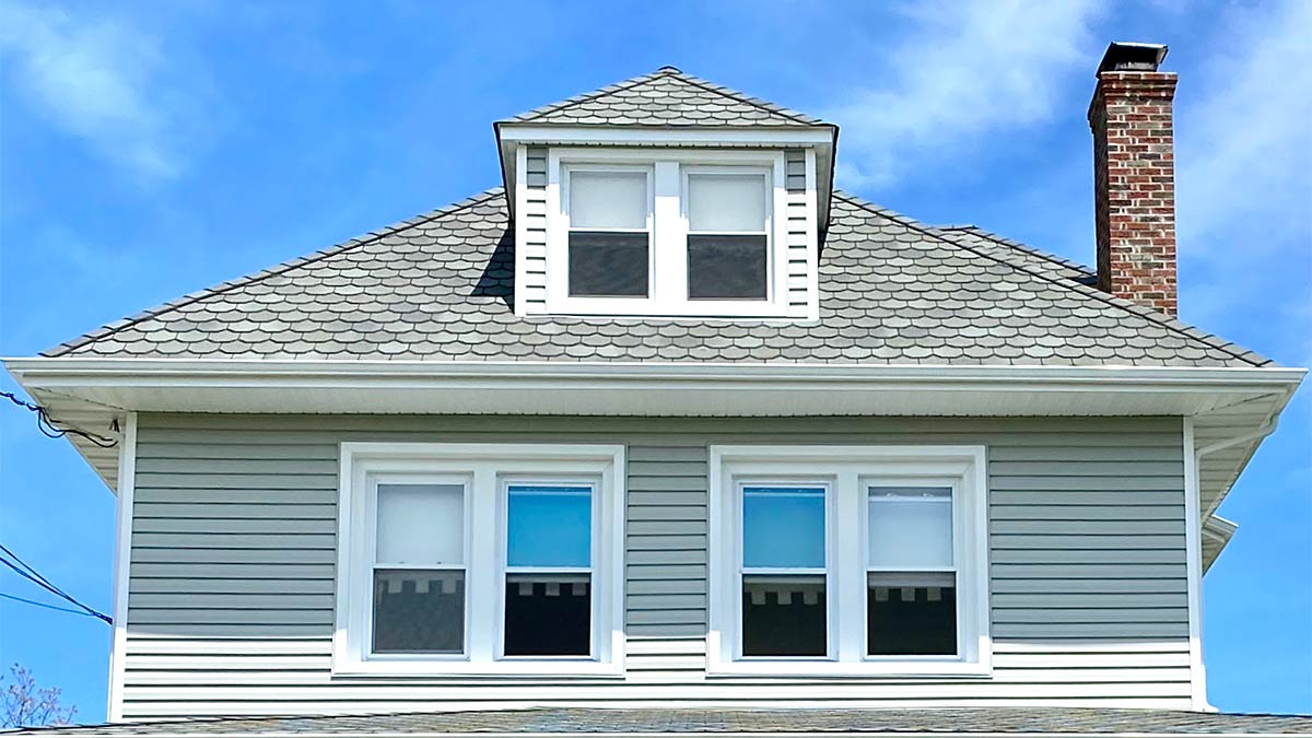 A NJ home with new roofing installed.