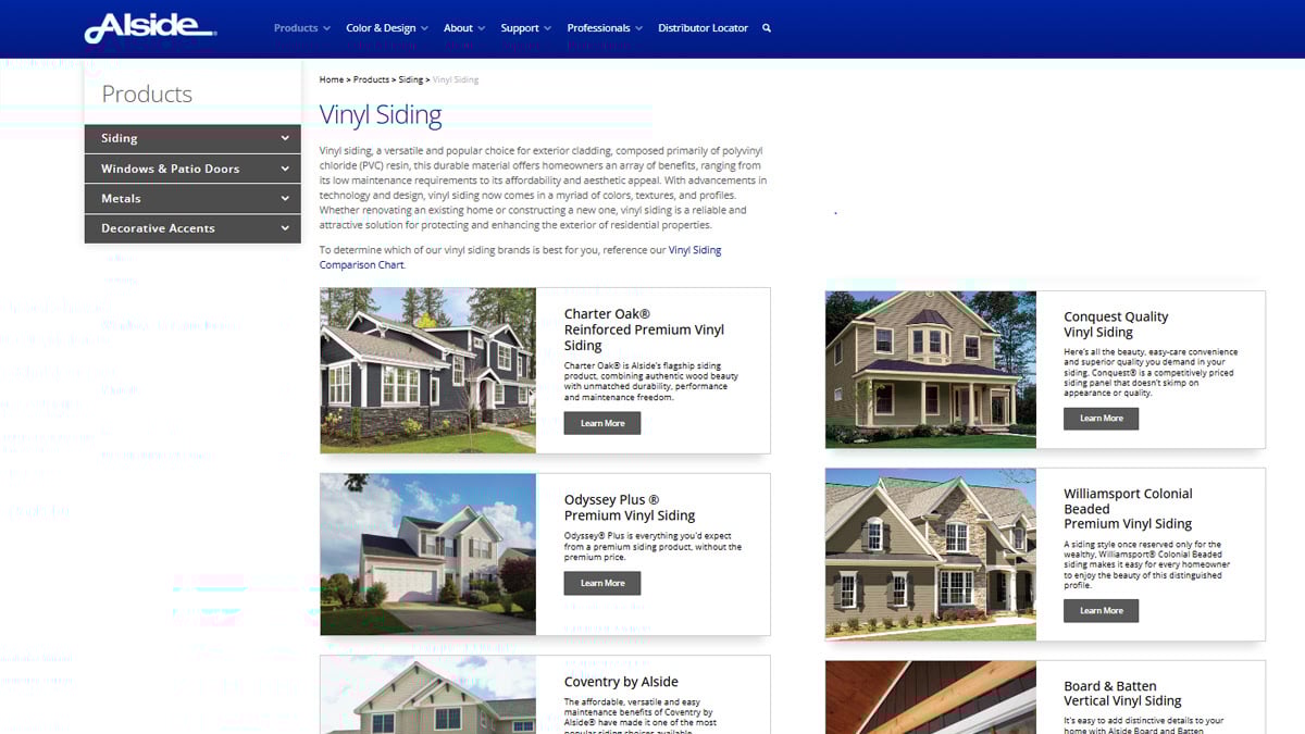 Alside Vinyl Siding Details