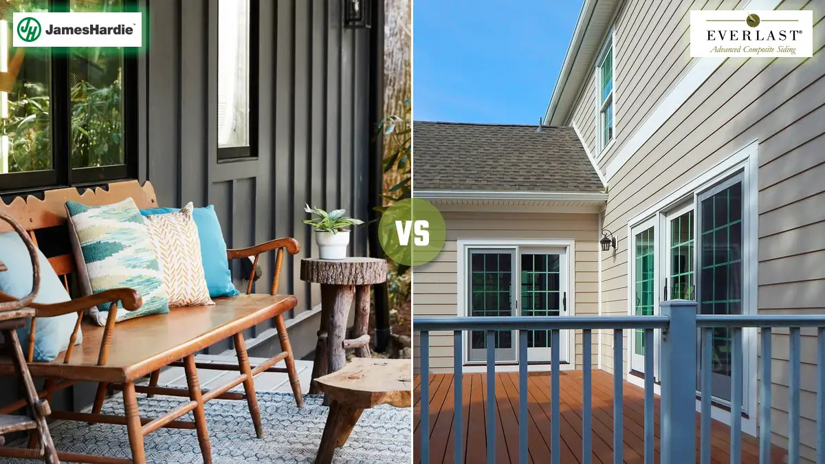 Maintenance comparison between James Hardie and Everlast siding