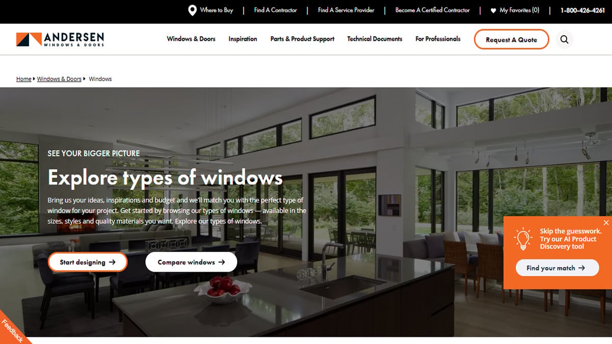 Andersen Windows Series Materials And More