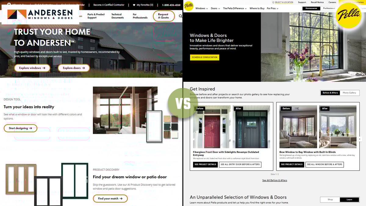 Andersen Vs Pella Windows The Basics