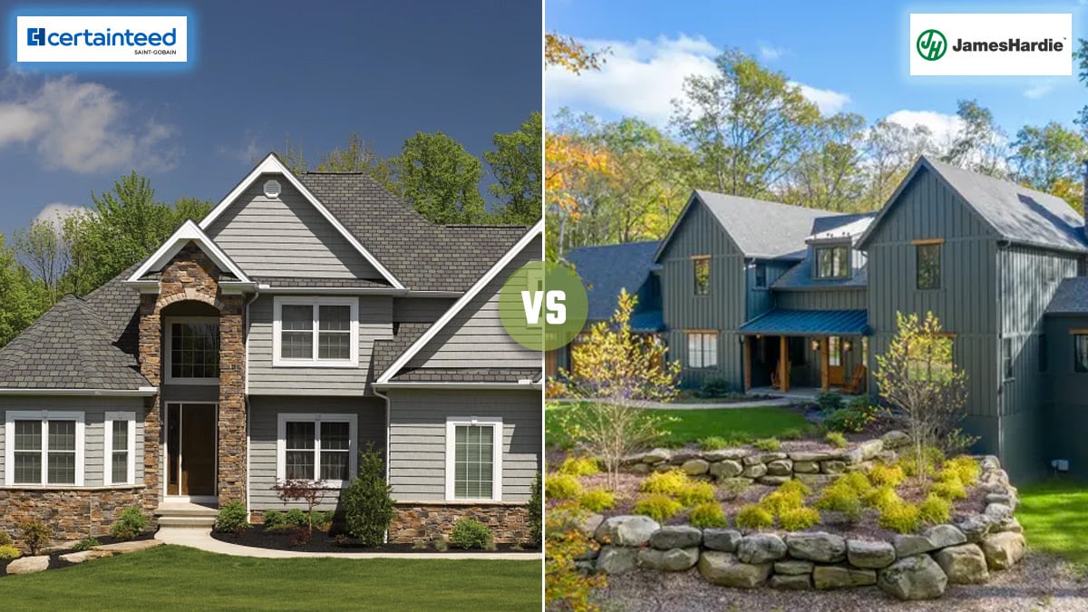 Purchase And Installation Hardie Vs CertainTeed Siding