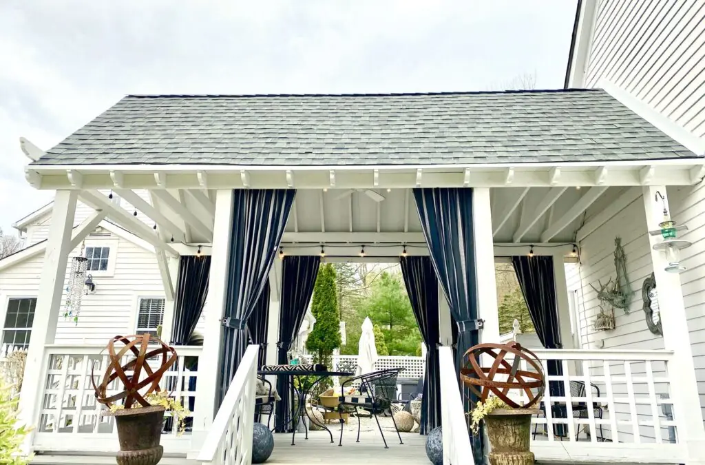 Covered Porch Roofing and Trim in Sparta, Sussex County NJ