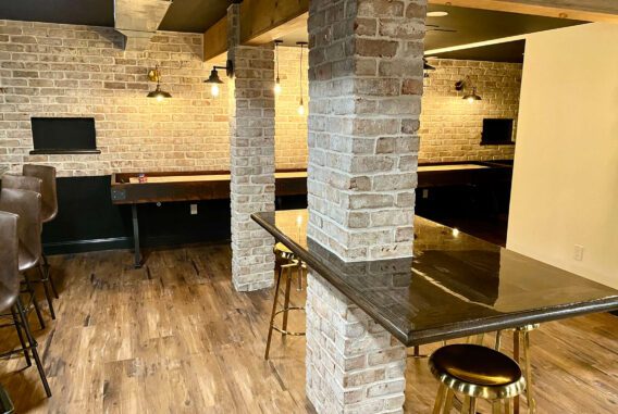 Basement Remodeling with Vinyl Plank Flooring