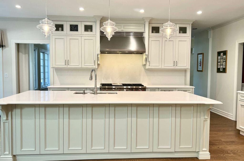 Kitchen With Large Custom Island