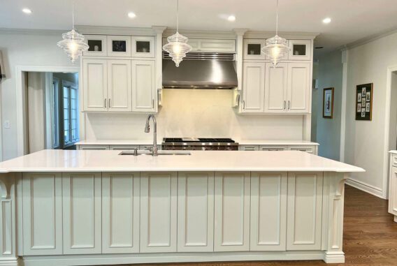 Kitchen With Large Custom Island